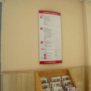 Wayfinding Signs at Madrid’s Department of Education